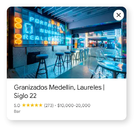 Granizados Medellín Laureles Siglo 22
